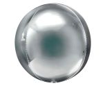 21" Silver Jumbo Orbz Foil Balloon Pack of 3 