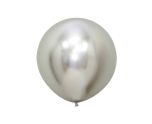 24" Sempertex Reflex Silver 981 Latex Balloons 3ct.