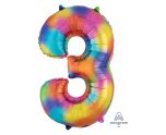 34" Rainbow Number 3 Anagram