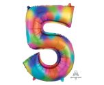 34" Rainbow Number 5 Anagram
