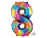 34" Rainbow Number 8 Anagram