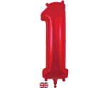 34" Red Number 1 Oaktree