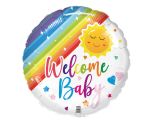 17" New Baby Rainbow Foil Balloon