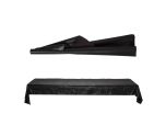 Black Solid Table Roll 1m x 30.5m