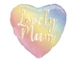 17" Amscan Lovely Mum Ombre Foil Balloon