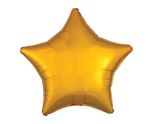 17" Amscan Metallic Gold Star Foil Balloon