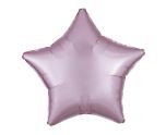 17" Amscan Silk Lustre Pastel Pink Heart Foil Balloon