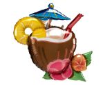 Coconut Pina Colada SuperShape Foil Balloon