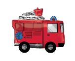 Fire Engine Supershape Foil Balloon