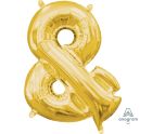 16" Gold & Symbol Foil Balloon