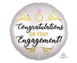 18" Satin Engagement Foil Balloon