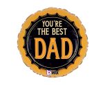 18" Betallic Best Dad Beer Foil