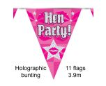 3.9m Oaktree 'Hen Party' Pink Bunting