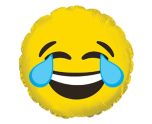 Mini Joy with Tears Emoji Foil Balloon