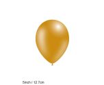 5" Decotex Metallic Gold Latex Balloons 100ct