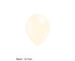 5" Decotex Fashion Solid Ivory Latex Balloons 100ct.