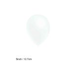 5" Decotex Fashion Solid White 100ct.