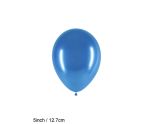 5" Decotex Chromium Blue Latex Balloons 50ct.