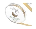 Eleganza Satin Double Faced Gold - 10mm x 20m