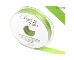 Eleganza Satin Double Faced Pistachio Green - 15mm x 20m