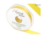 Eleganza Satin Double Faced Yellow - 15mm x 20m