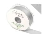 Eleganza Satin Double Faced Silver - 25mm x 20m