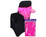 Eleganza Sheer Organza Chair Sash Fuchsia - 3m x 27cm