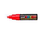 Fluo Red POSCA Broad Chisel Tip