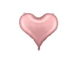 24 x 20.5" Party Deco Foil Heart Light Pink