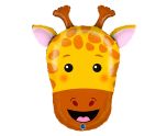 24" Giraffe Head Foil Balloon