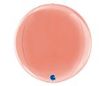 11" Grabo Rose Gold 4D Globe