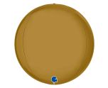 11" Grabo Satin Gold 4D Globe