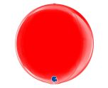 15" Grabo Red 4D Globe