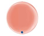 15" Grabo Rose Gold 4D Globe