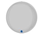 15" Grabo Satin White 4D Globe