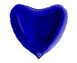 36" Grabo Blue Capri Heart