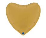 36" Grabo Satin Gold Heart