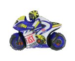 29" Grabo Motto GP Blue Foil Balloon