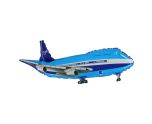 38" Grabo Airplane Blue Foil Baalloon - Unpackaged