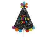 Mini Birthday Hat Doodle Mini Foil Balloon