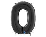 40" Grabo Black Number 0