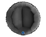 18" Grabo Round Black Foil