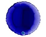 9" Grabo Round Blue Capri Foil