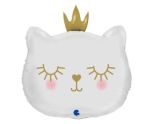 26" Grabo Cat Princess White Shape