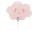 Mini Cloud Pastel Pink Satin Grabo Foil Balloon