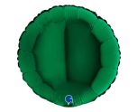 18" Grabo Round Dark Green Foil