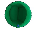 9" Grabo Round Dark Green Foil
