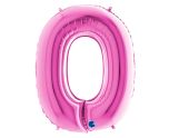 40" Grabo Fuxia Letter O
