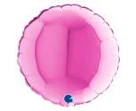 9" Grabo Round Fuxia Foil