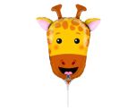 14" Mini Grabo Giraffe Head Foil Balloon